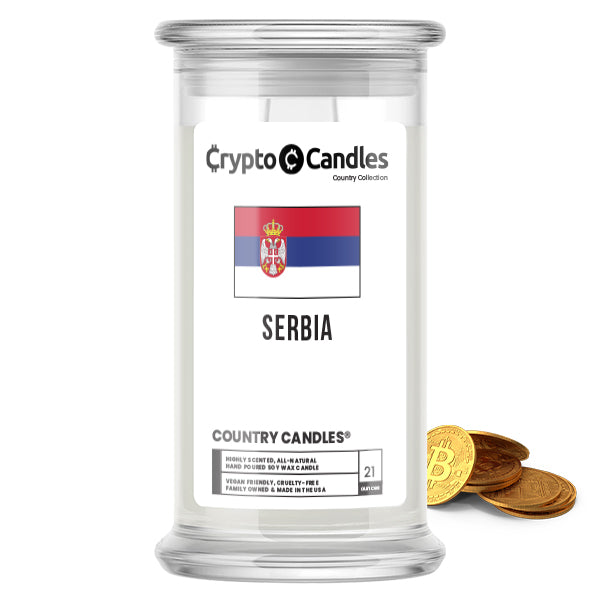 Serbia Country Crypto Candles
