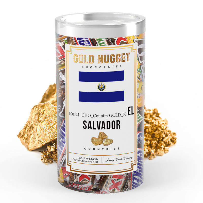 EL Salvador Countries Gold Nugget Chocolates