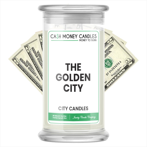 The Golden City Cash Candle