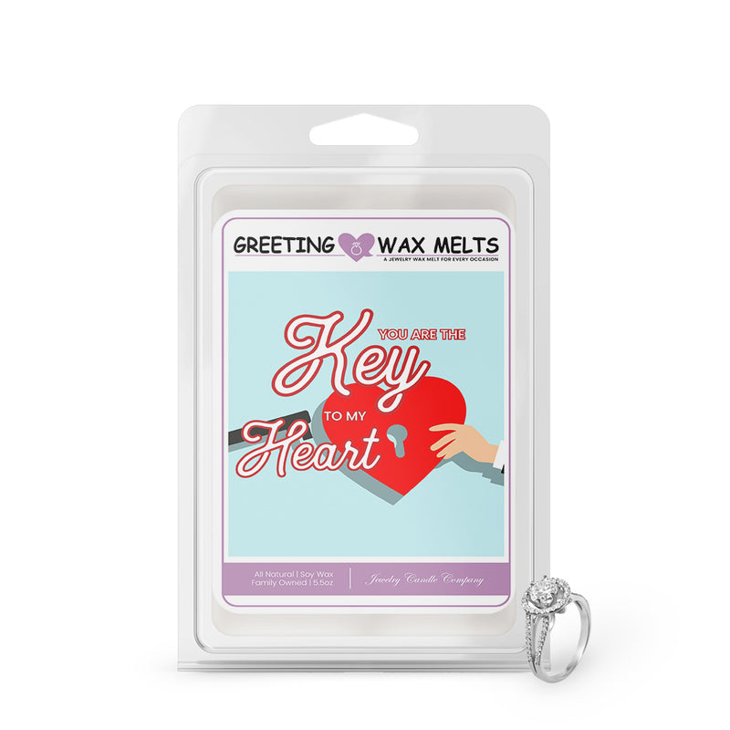 You are the Key to my heart Greetings Wax Melt