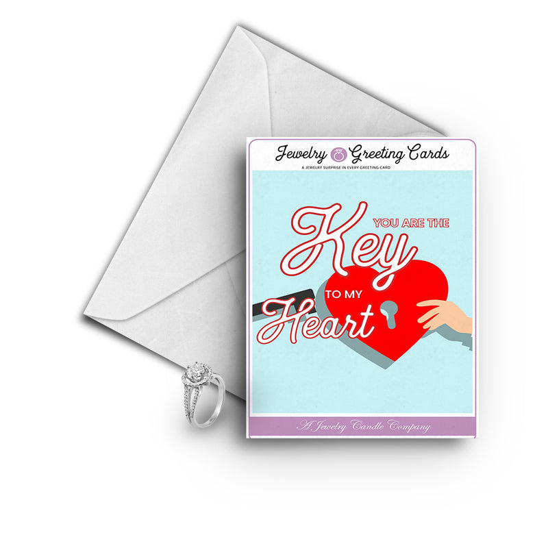 You are the Key to my heart Greetings Card
