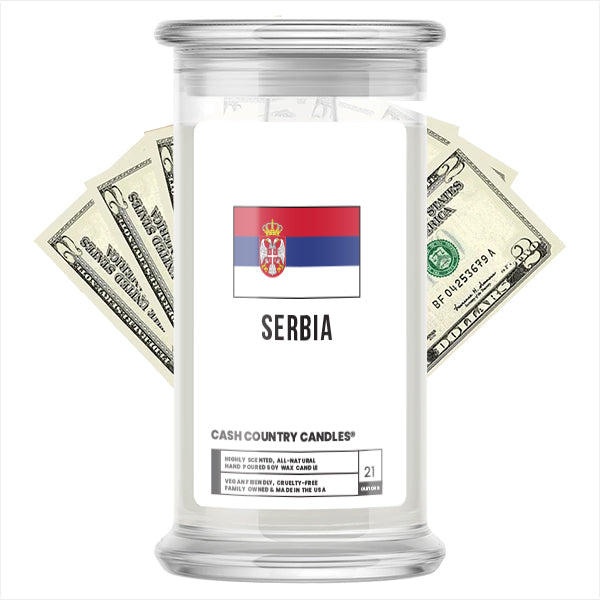 serbia cash candle