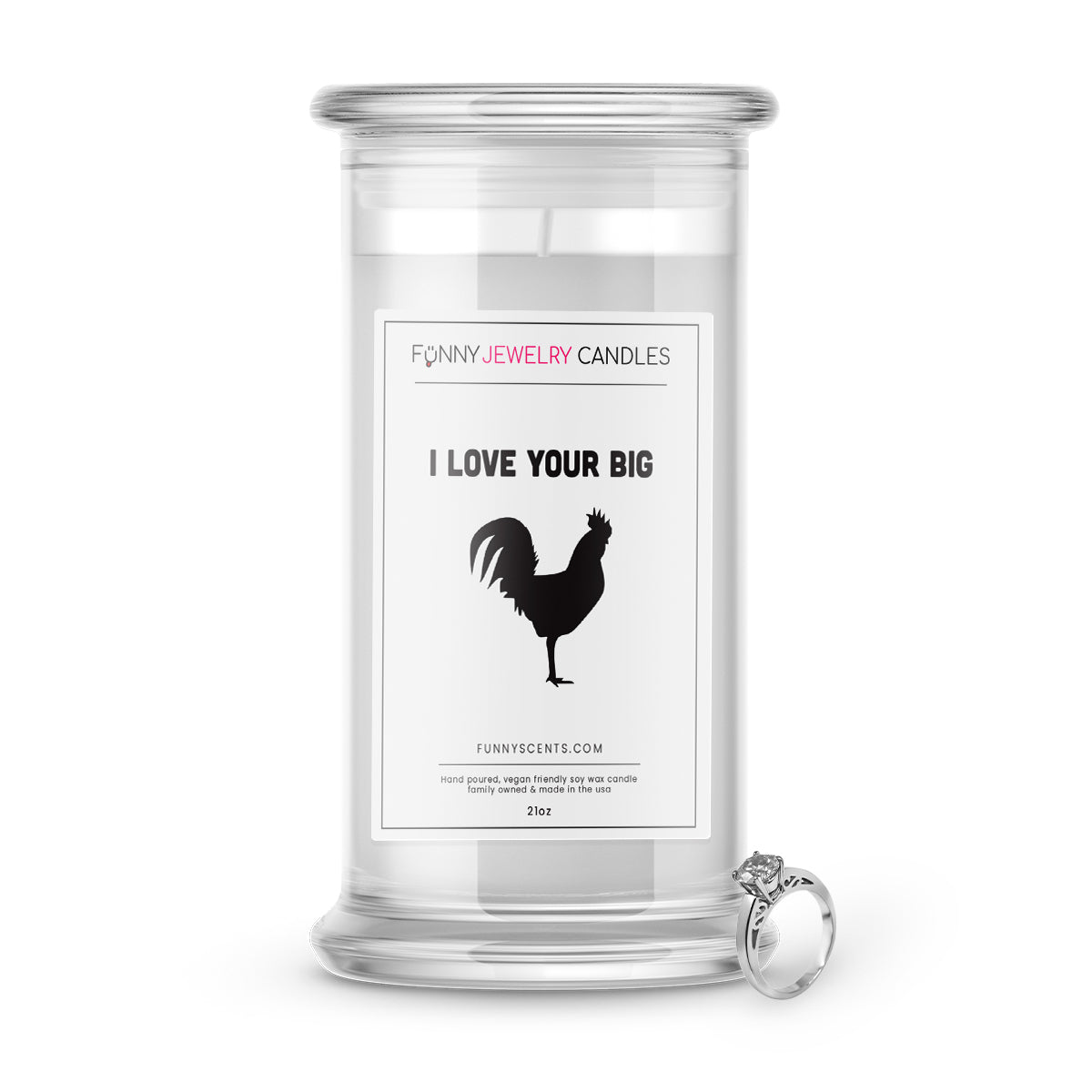 I Love Your Big Jewelry Funny Candles