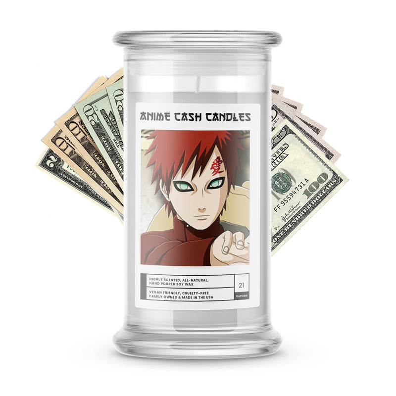 Gaara | Anime Cash Candle