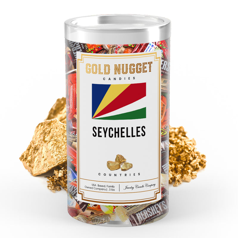 Seychelles Countries Gold Nugget Candy
