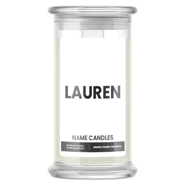 LAUREN Name Candles