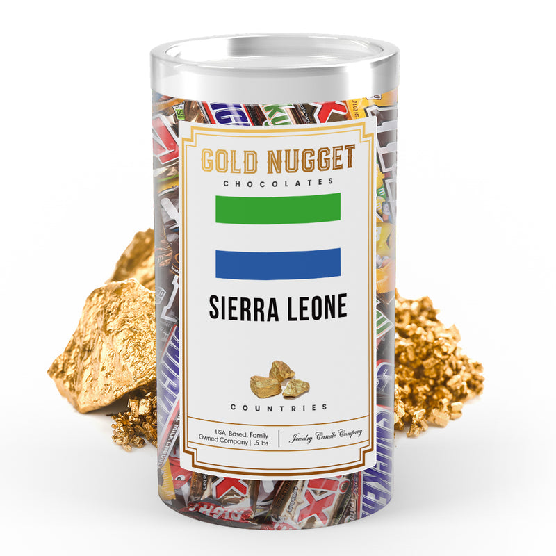 Sierra Leone Countries Gold Nugget Chocolates