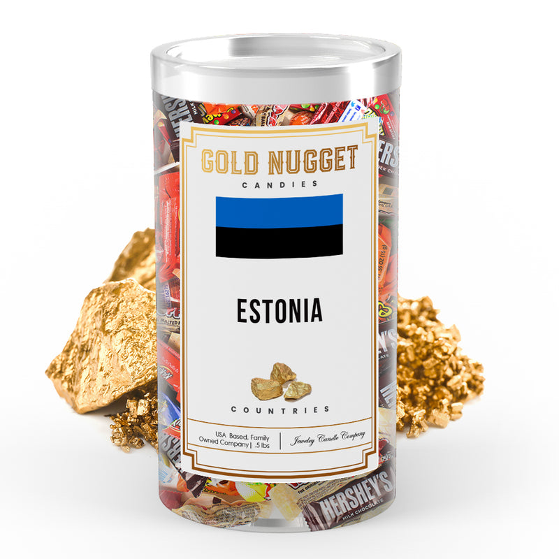 Estonia Countries Gold Nugget Candy