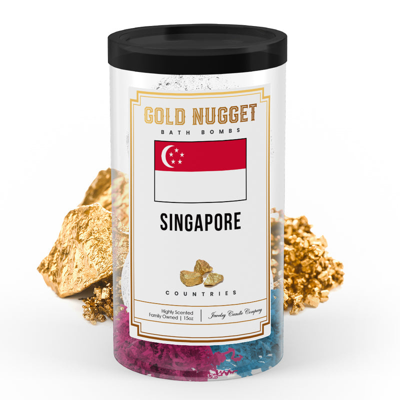 Singapore Countries Gold Nugget Bath Bombs