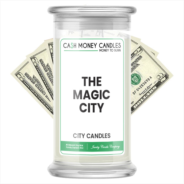 The Magic City Cash Candle