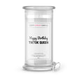 happy birthday tiktok queen jewelry funny candle