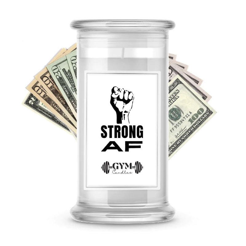 Strong AF | Cash Gym Candles
