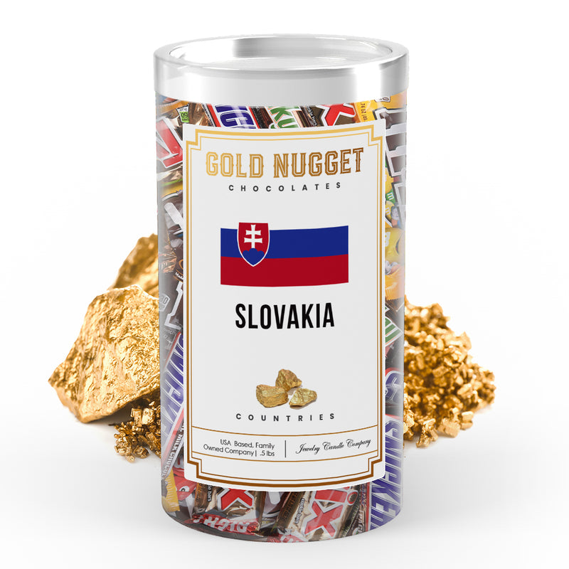Slovakia Countries Gold Nugget Chocolates