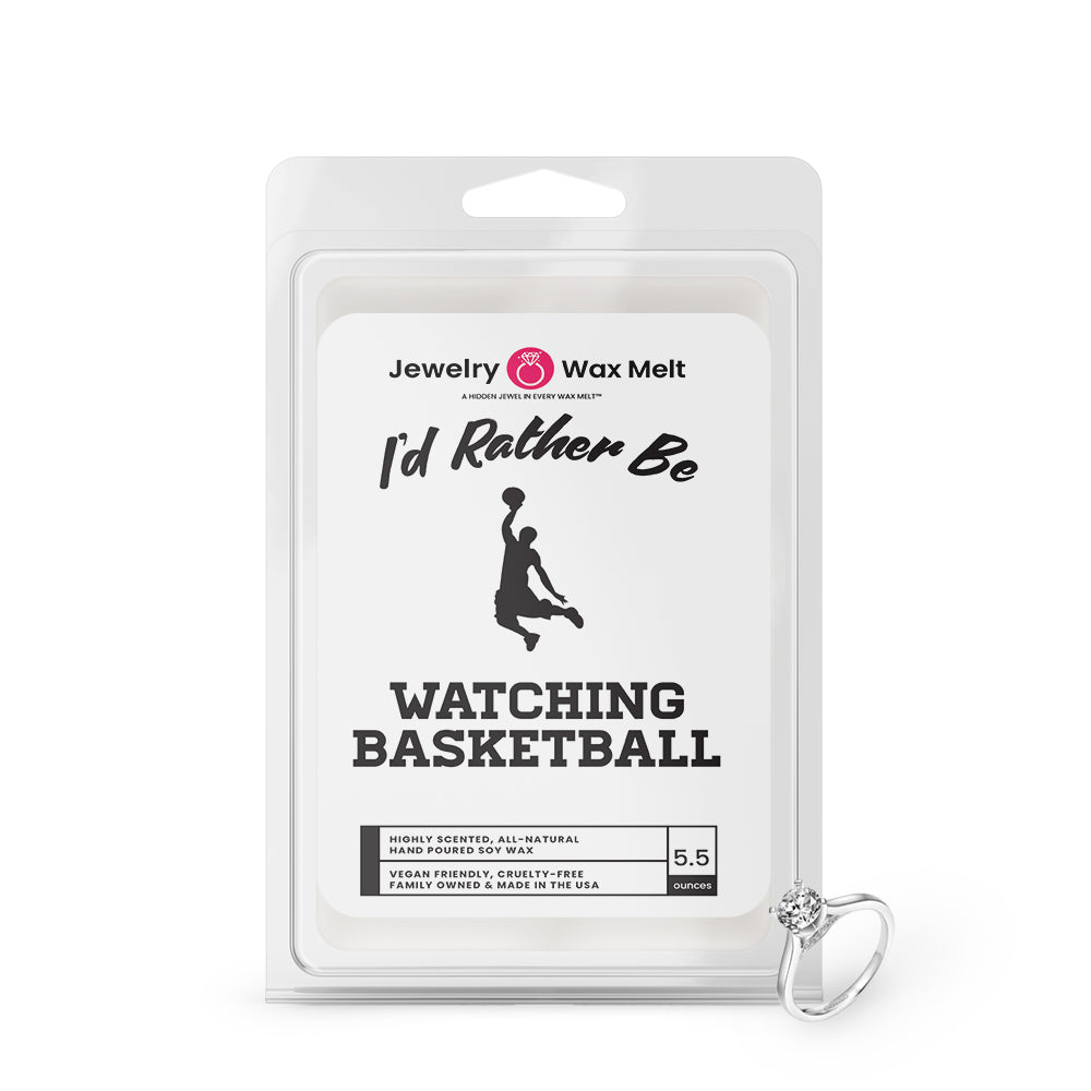 I'd rather be Watching Basketball Jewelry Wax Melts