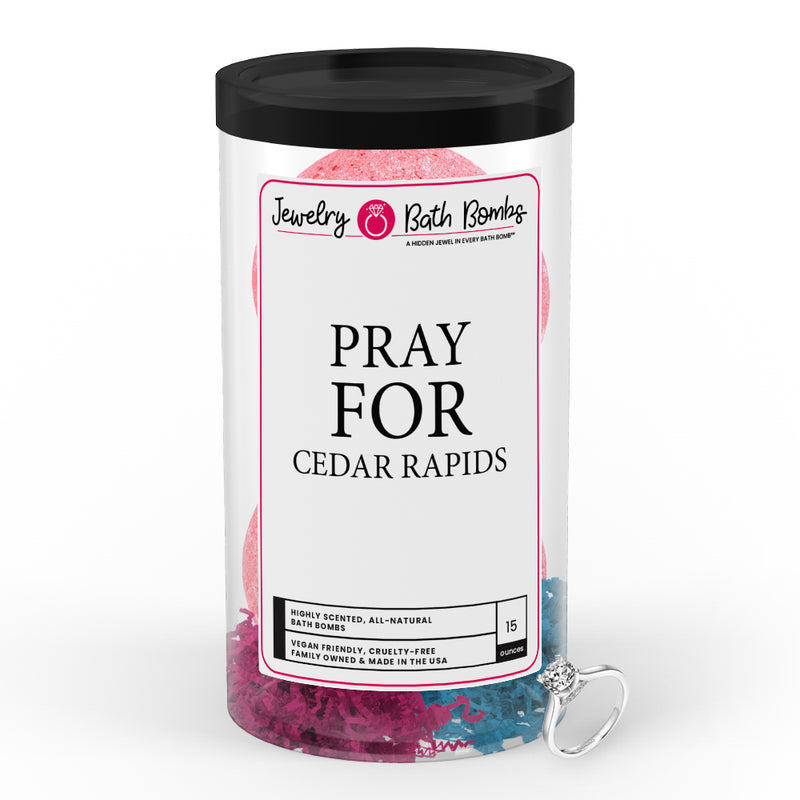Pray For Cedar Rapids Jewelry Bath Bomb