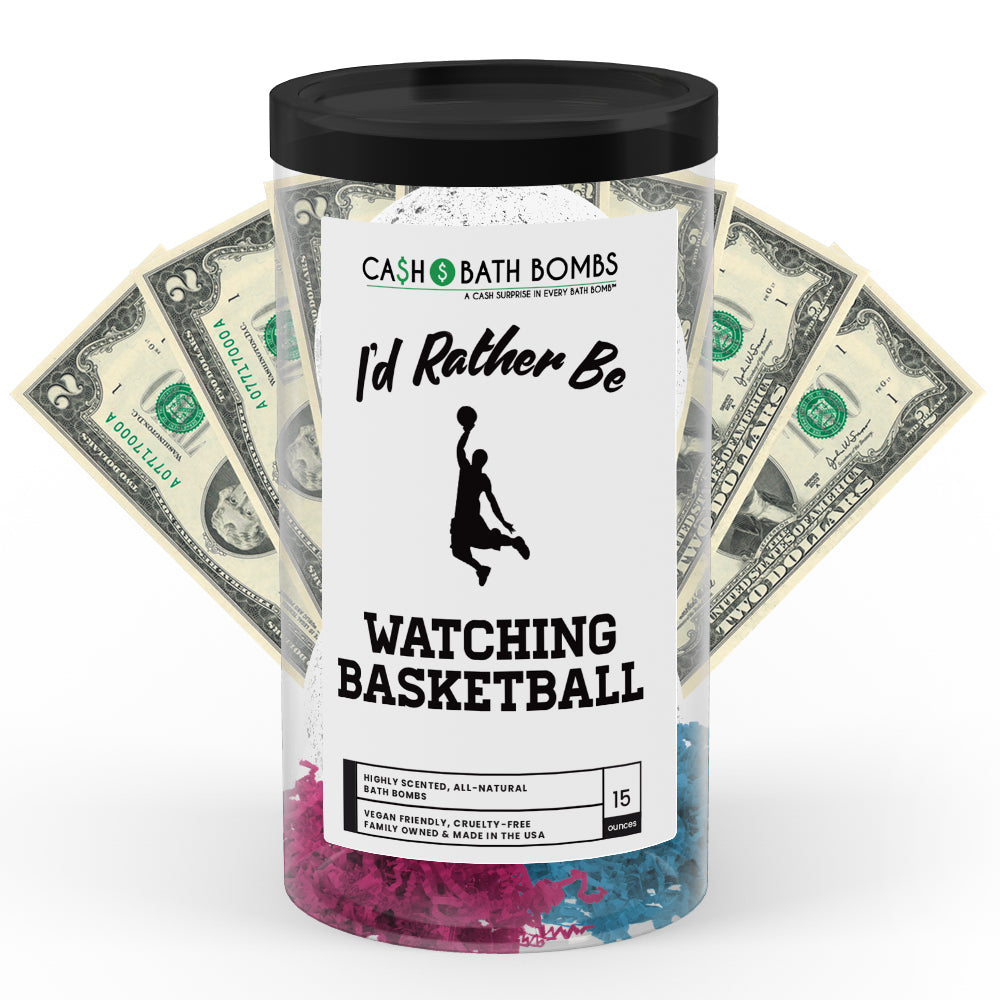 I'd rather be Watching Basketball Cash Bath Bombs
