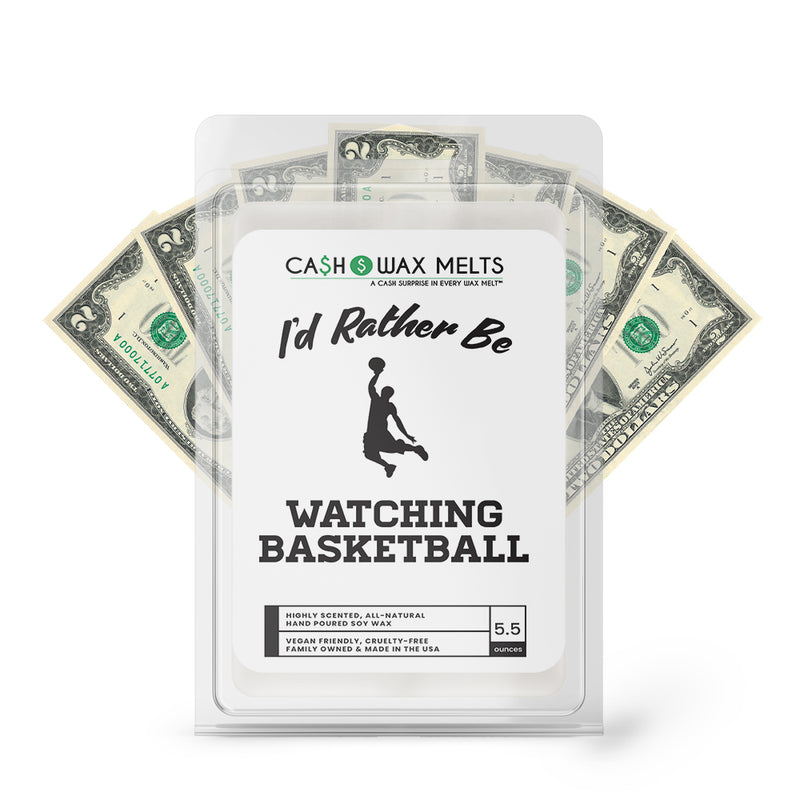 I'd rather be Watching Basketball Cash Wax Melts