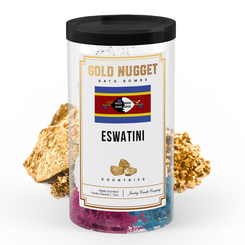 Eswatini Countries Gold Nugget Bath Bombs