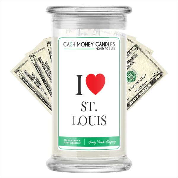 I Love ST. LOUIS Candle