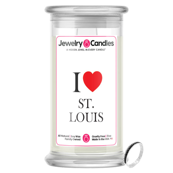 I Love ST. LOUIS Jewelry City Love Candles