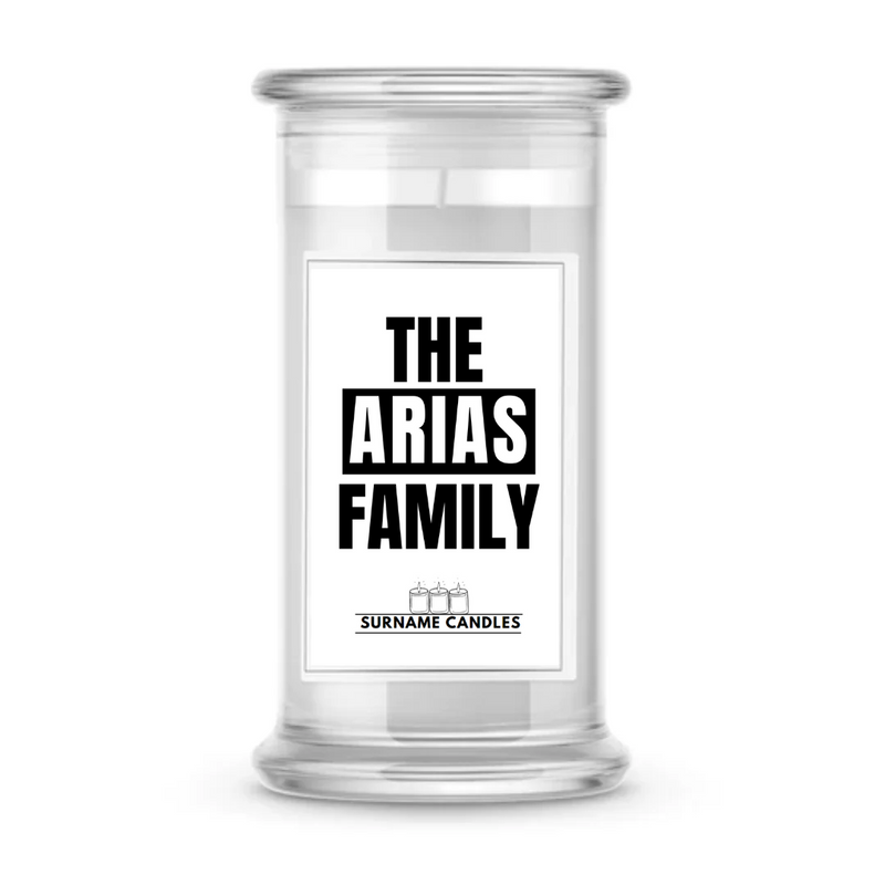 The Arias Family | Surname Candles