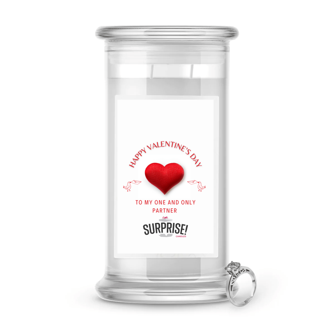Happy Valentine's  Day | Valentine's Day Surprise Jewelry Candles