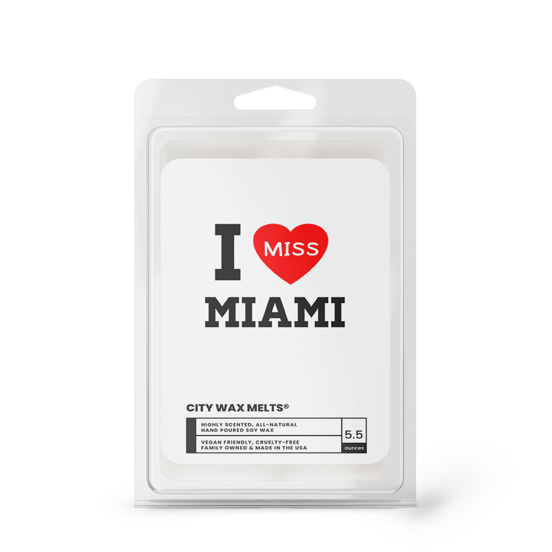 I miss Miami City Wax Melts