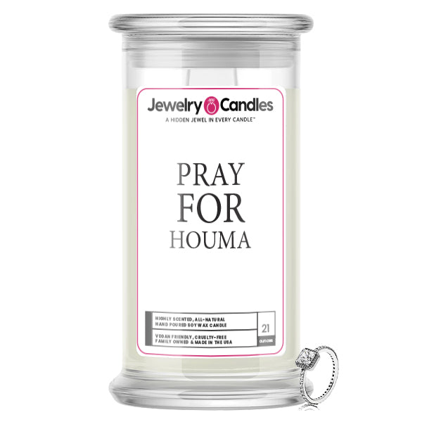 Pray For Houma Jewelry Candle
