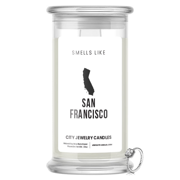 Smells Like San Francisco City Jewelry Candles