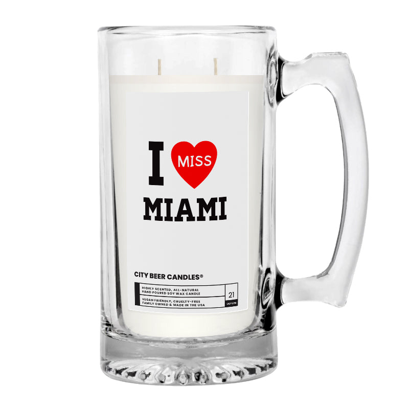 I miss Miami City Beer Candles