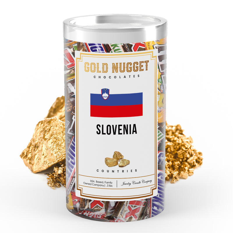 Slovenia Countries Gold Nugget Chocolates