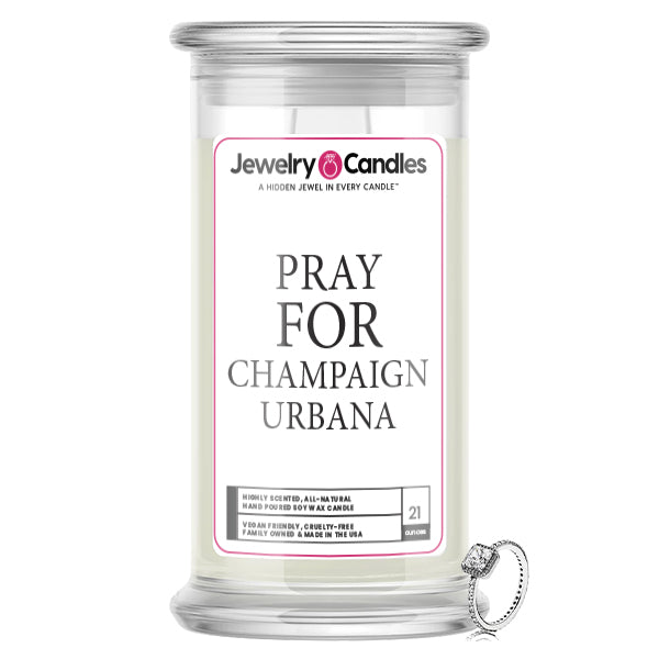 Pray For Champaign Urbana Jewelry Candle