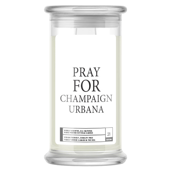 Pray For Champaign Urbana Candle