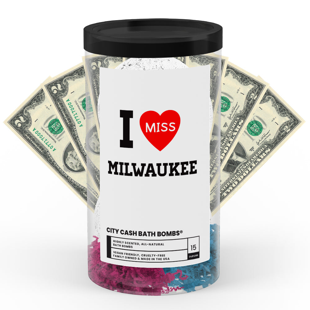 I miss Milwaukee City Cash Bath Bombs