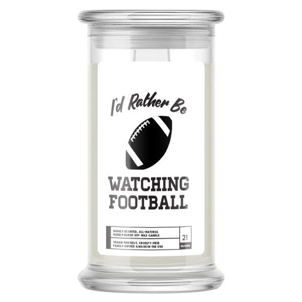 I'd rather be Watching Football Candles