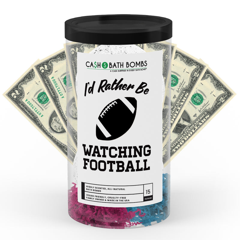 I'd rather be Watching Football Cash Bath Bombs