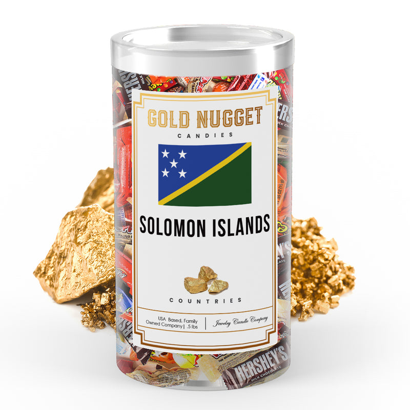 Solomon Islands Countries Gold Nugget Candy