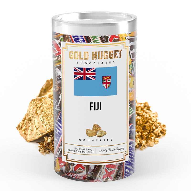 Fiji Countries Gold Nugget Chocolates