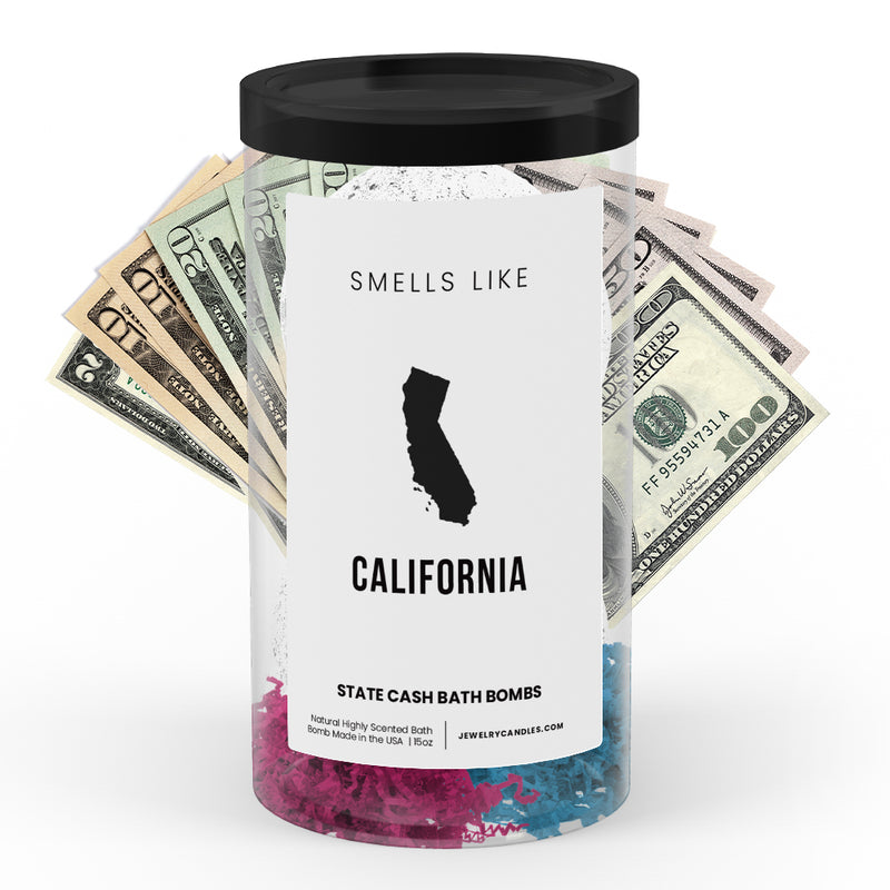 Smells Like California State Cash Bath Bombs