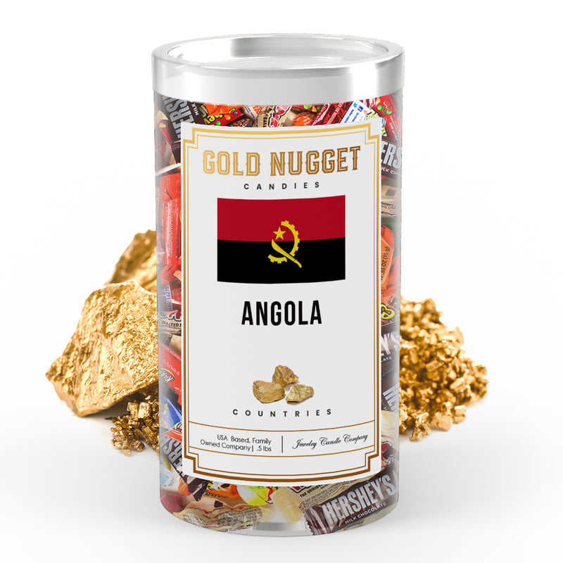Angola Countries Gold Nugget Candy