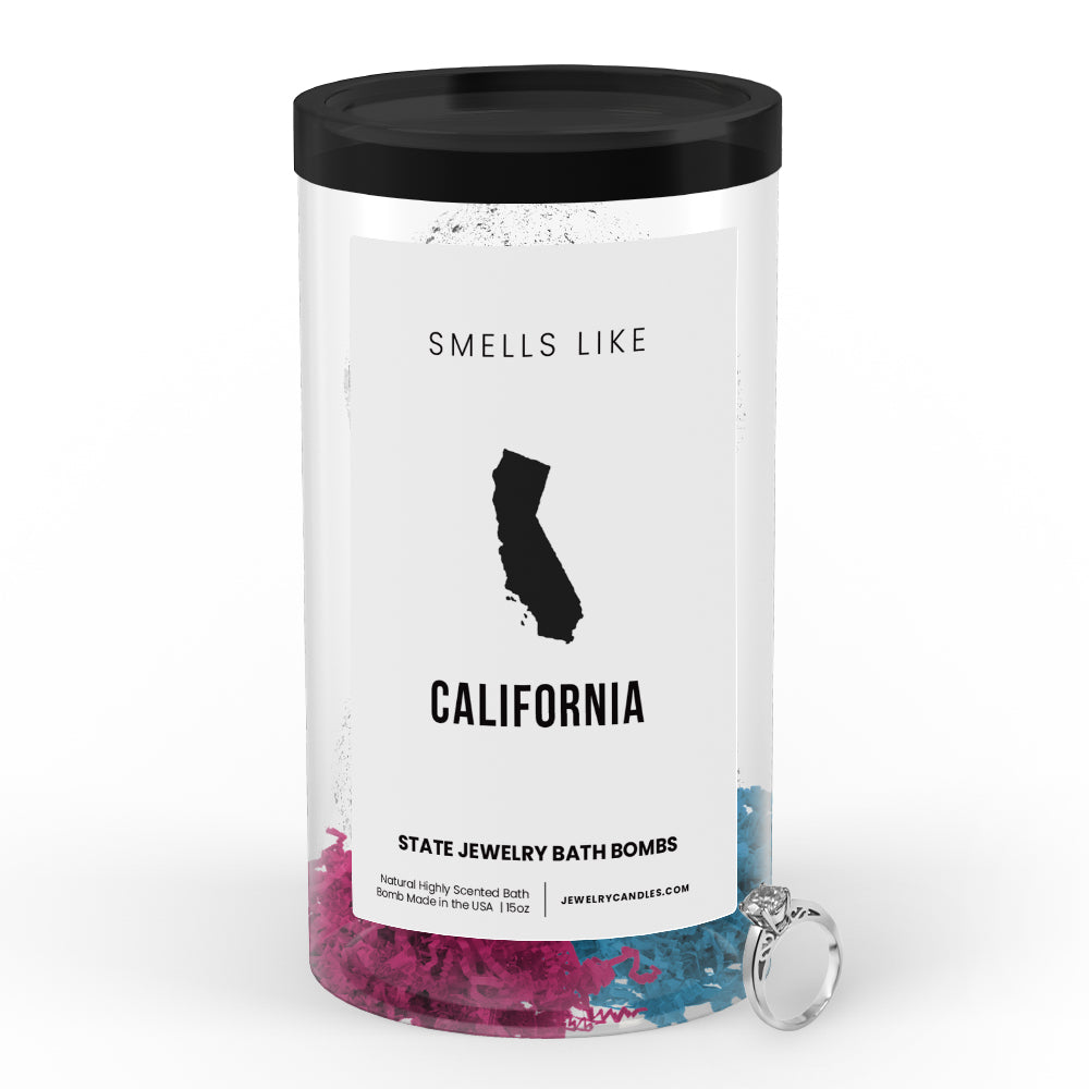 Smells Like California State Jewelry Bath Bombs