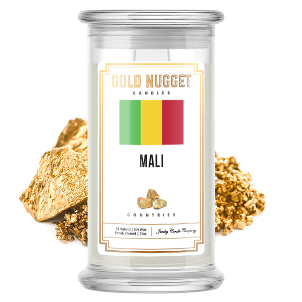 Mali Countries Gold Nugget Candles