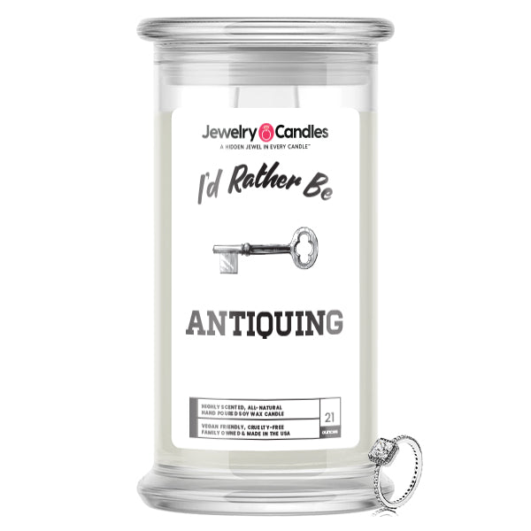 I'd rather be Antiquing Jewelry Candles