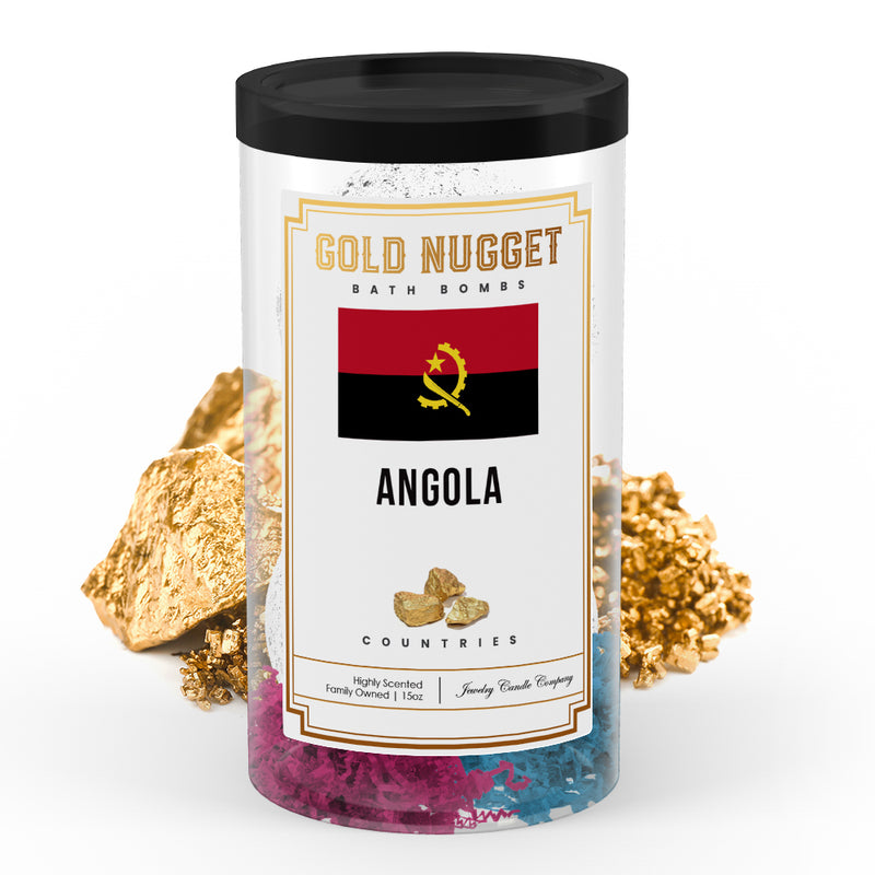 Angola Countries Gold Nugget Bath Bombs