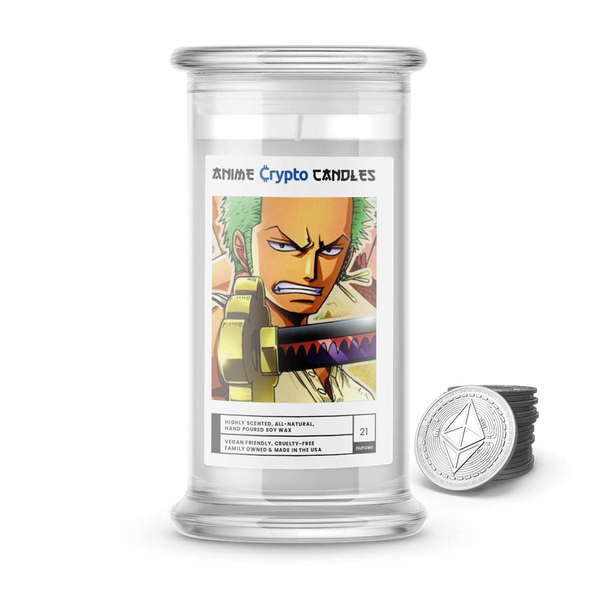 Roronoa, Zoro (ロロノア・ゾロ) - Crypto Anime Candles