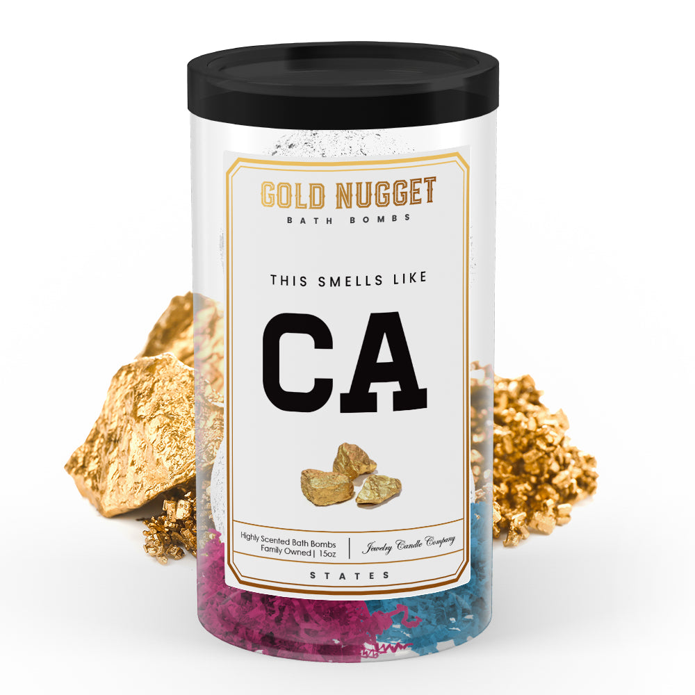 This Smells Like CA State Gold Nugget Bath Bombs