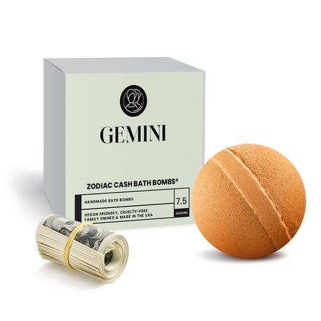 Gemini Zodiac Cash Bath Bomb