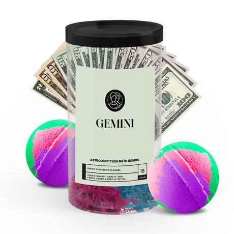 Gemini Astrology Cash Bath Bombs