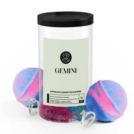 Gemini Astrology Jewelry Bath Bombs
