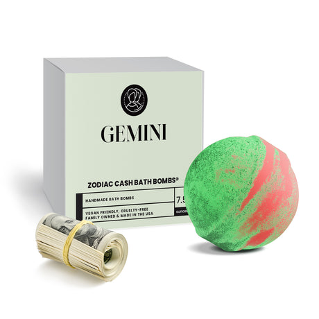 Gemini Zodiac Cash Bath Bomb